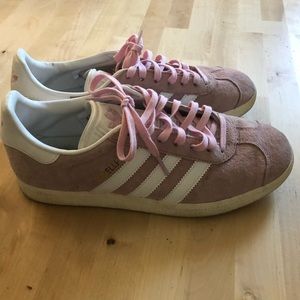 Pink Adidas Gazelle Sneakers